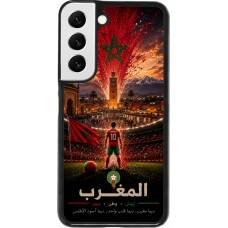 Samsung Galaxy S22 Case Hülle - Fussball Marokko splash 2026