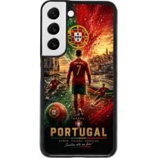 Samsung Galaxy S22 Case Hülle - Fussball Portugal splash 2026