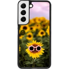 Samsung Galaxy S22 Case Hülle - Sunflower with glasses 2026