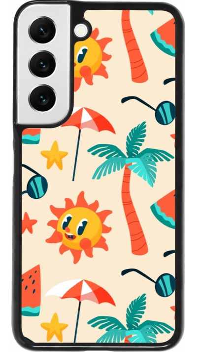 Samsung Galaxy S22 Case Hülle - Summer 2025 Pattern soleil