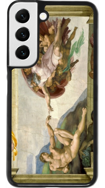 Samsung Galaxy S22 Case Hülle - Kunstbild - Die Erschaffung Adams - Michelangelo