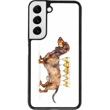 Samsung Galaxy S22 Case Hülle - Wine Teckel