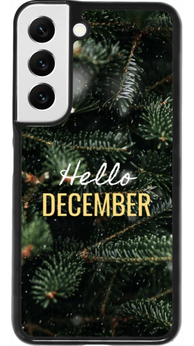 Samsung Galaxy S22 Case Hülle - Winter 25 Winter hello december