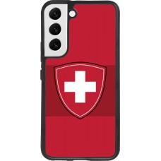 Samsung Galaxy S22 Case Hülle - Silikon schwarz Hockey World Championship Ecusson Suisse