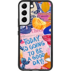Samsung Galaxy S22 Case Hülle - Silikon schwarz Preppy Today is Going to be a good day