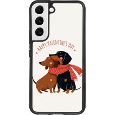 Samsung Galaxy S22 Case Hülle - Silikon schwarz Saint Valentines Day 26 Happy Valentine
