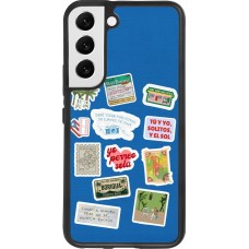 Samsung Galaxy S22 Case Hülle - Silikon schwarz Seals of the Dominican Republic DTMF