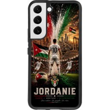 Samsung Galaxy S22 Case Hülle - Silikon schwarz Fussball Jordanien splash 2026