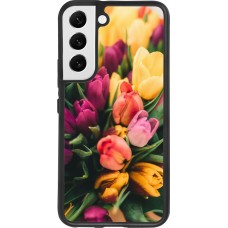 Samsung Galaxy S22 Case Hülle - Silikon schwarz Bouquet of tulips 2026