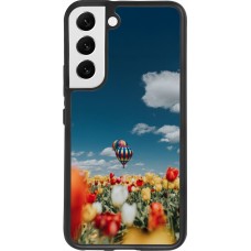Samsung Galaxy S22 Case Hülle - Silikon schwarz Hot air balloon 2026