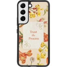 Coque Samsung Galaxy S22 - Silicone rigide noir Trust the process 2026