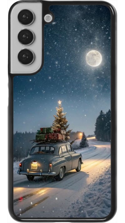 Samsung Galaxy S22+ Case Hülle - Christmas 25 Car with Tree Xmas