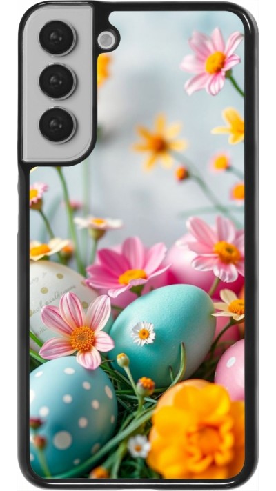 Samsung Galaxy S22+ Case Hülle - Easter 2026 Eggs with flowers