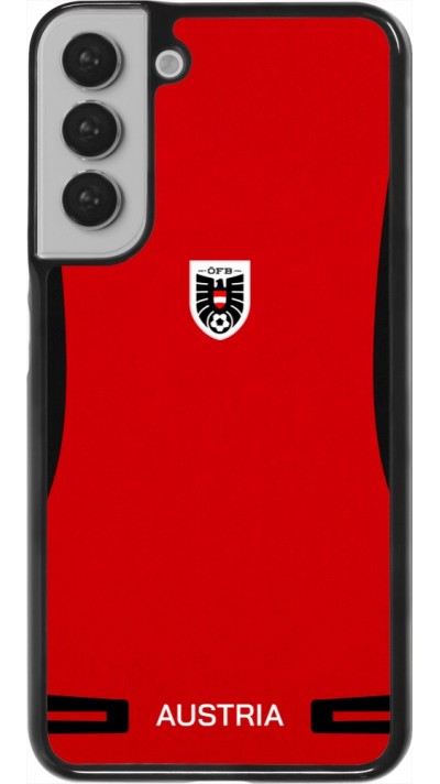 Samsung Galaxy S22+ Case Hülle - O?sterreich 2026 personalisierbares Fussballtrikot