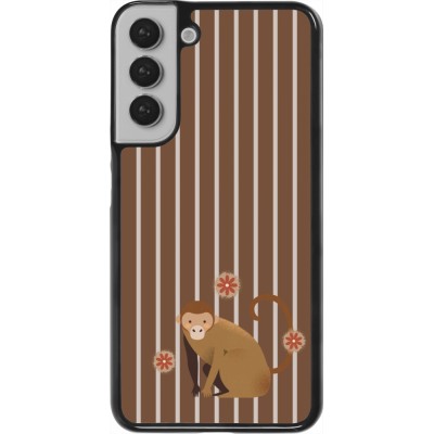Samsung Galaxy S22+ Case Hülle - Monkey with stripes