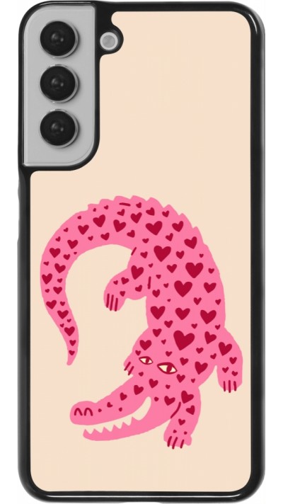 Samsung Galaxy S22+ Case Hülle - Pink crocodile 2026