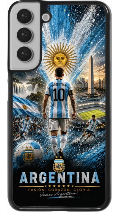 Samsung Galaxy S22+ Case Hülle - Fussball Argentinien splash 2026