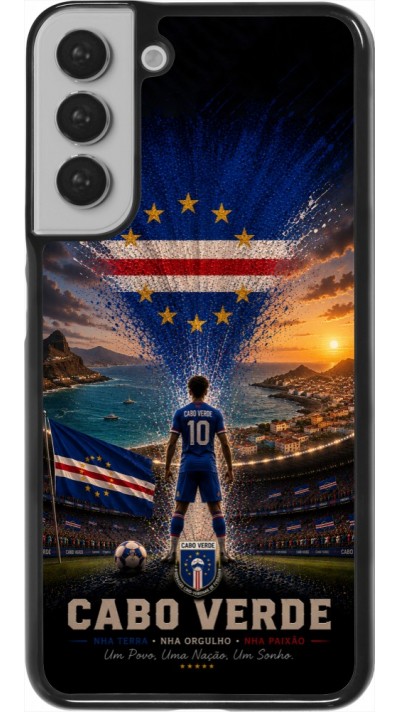 Samsung Galaxy S22+ Case Hülle - Fussball Kap Verde splash 2026