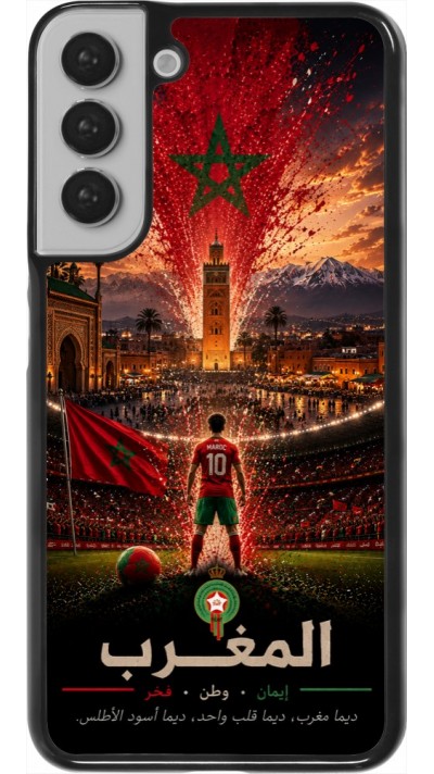 Samsung Galaxy S22+ Case Hülle - Fussball Marokko splash 2026