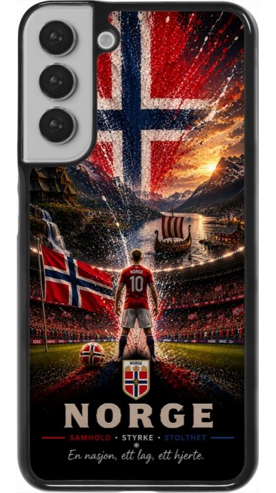 Samsung Galaxy S22+ Case Hülle - Fussball Norwegen splash 2026