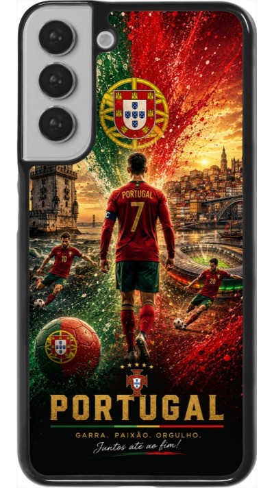 Samsung Galaxy S22+ Case Hülle - Fussball Portugal splash 2026