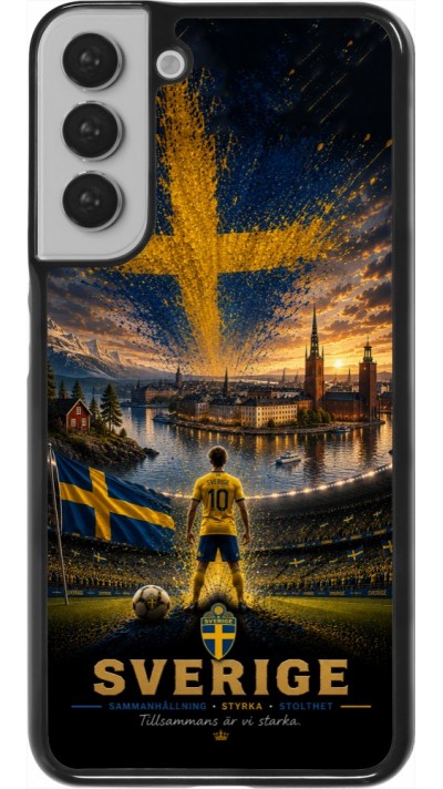 Samsung Galaxy S22+ Case Hülle - Fussball Schweden splash 2026