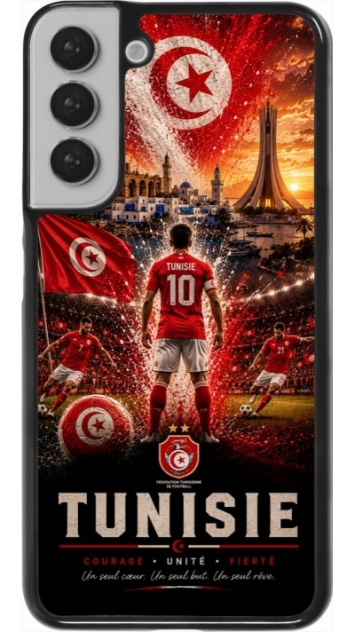 Samsung Galaxy S22+ Case Hülle - Fussball Tunesien splash 2026