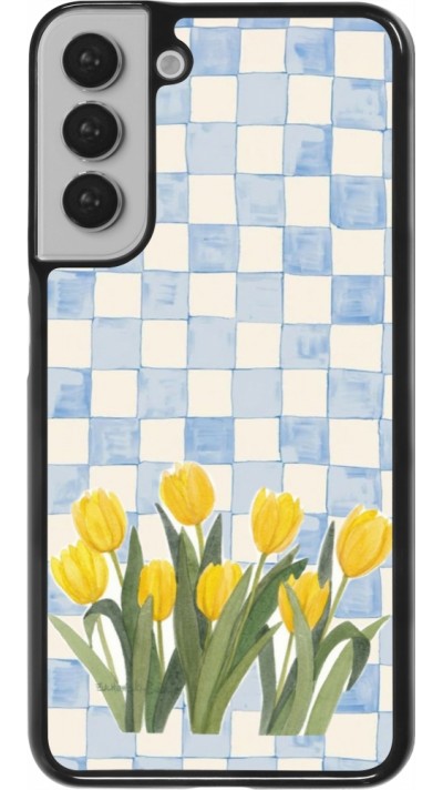 Samsung Galaxy S22+ Case Hülle - Blue vichy tulips 2026