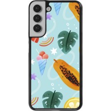 Samsung Galaxy S22+ Case Hülle - Summer 2025 Pattern papaya