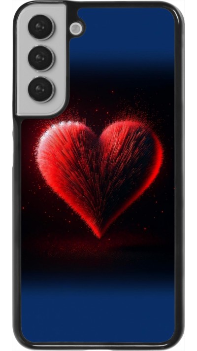 Coque Samsung Galaxy S22+ - Valentine 2025 coeur rouge