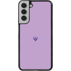 Coque Samsung Galaxy S22+ - Valentine 2023 purpule single heart