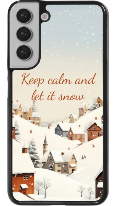 Samsung Galaxy S22+ Case Hülle - Winter 25 Winter Keep calm and let it snow