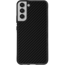 Hülle Samsung Galaxy S22+ - Silikon schwarz Carbon Basic
