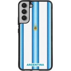 Samsung Galaxy S22+ Case Hülle - Silikon schwarz Argentinien 2026 personalisierbares Fussballtrikot