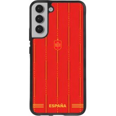 Samsung Galaxy S22+ Case Hülle - Silikon schwarz Spanien 2026 personalisierbares Fussballtrikot