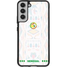 Samsung Galaxy S22+ Case Hülle - Silikon schwarz Senegal 2026 personalisierbares Fussballtrikot