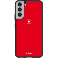 Samsung Galaxy S22+ Case Hülle - Silikon schwarz Schweiz 2026 personalisierbares Fussballtrikot