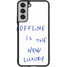 Coque Samsung Galaxy S22+ - Silicone rigide noir Offline is the new luxury
