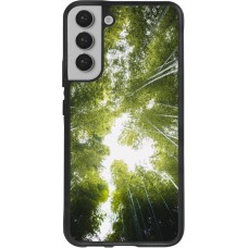 Samsung Galaxy S22+ Case Hülle - Silikon schwarz Spring 23 forest blue sky