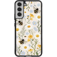 Samsung Galaxy S22+ Case Hülle - Silikon schwarz Pattern bees 2026