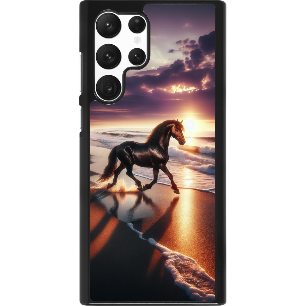 Samsung Galaxy S22 Ultra Case Hülle - Pferd majestätisch Strand
