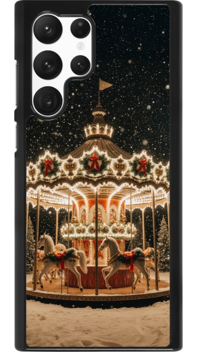 Samsung Galaxy S22 Ultra Case Hülle - Christmas 25 Carousel