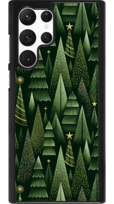 Samsung Galaxy S22 Ultra Case Hülle - Christmas 25 Pattern Xmas Tree