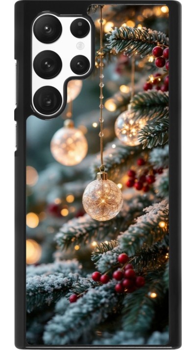 Samsung Galaxy S22 Ultra Case Hülle - Christmas 25 Xmas Decorated Tree