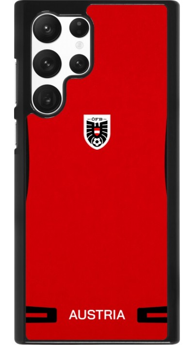 Samsung Galaxy S22 Ultra Case Hülle - O?sterreich 2026 personalisierbares Fussballtrikot