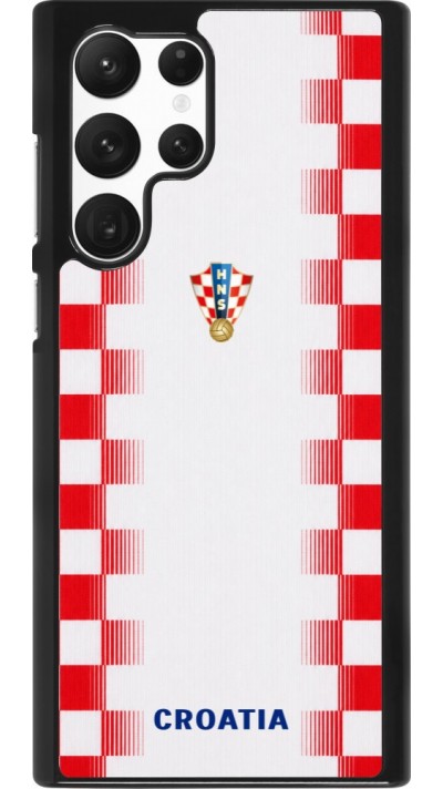 Samsung Galaxy S22 Ultra Case Hülle - Kroatien 2026 personalisierbares Fussballtrikot