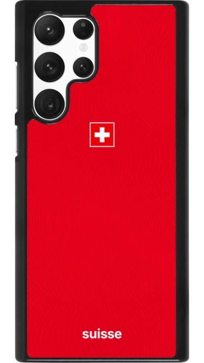 Samsung Galaxy S22 Ultra Case Hülle - Schweiz 2026 personalisierbares Fussballtrikot