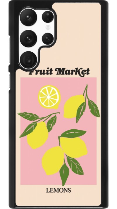 Samsung Galaxy S22 Ultra Case Hülle - Fruit market lemons 2026