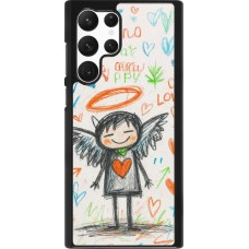 Samsung Galaxy S22 Ultra Case Hülle - Little Angel Sketch Love