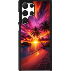 Samsung Galaxy S22 Ultra Case Hülle - Malediven Abenddämmerung Glückseligkeit